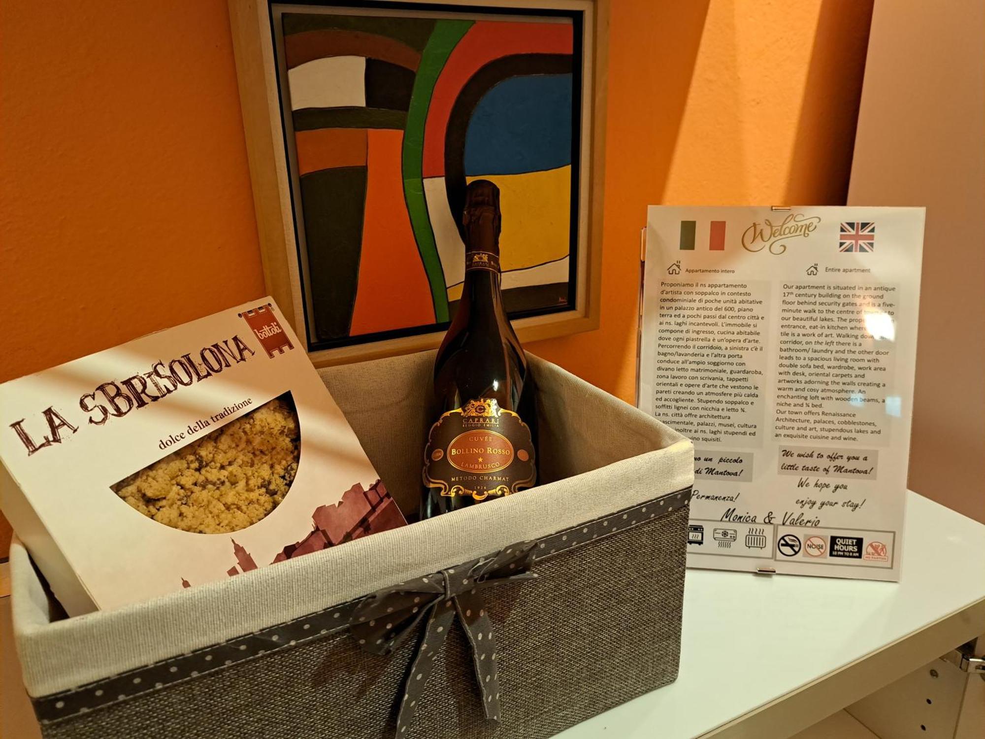 Foodwineart Apartment Mantova Luaran gambar